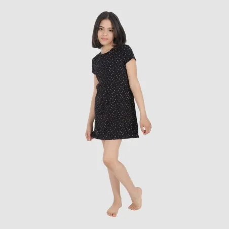 Robe de pyjama fille imprimé fleur - KONTAKT