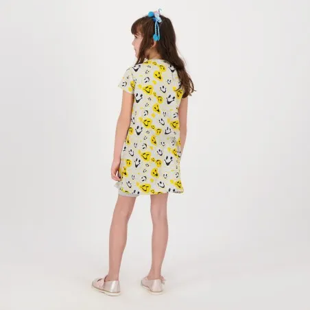 Robe de pyjama fille imprimé smiley - KONTAKT