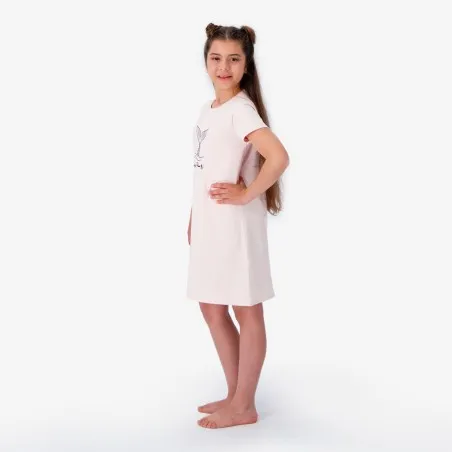 Robe de pyjama fille manches courtes - KONTAKT