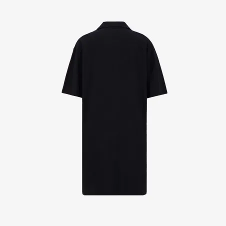Robe femme manches courtes avec col chemisier - KONTAKT