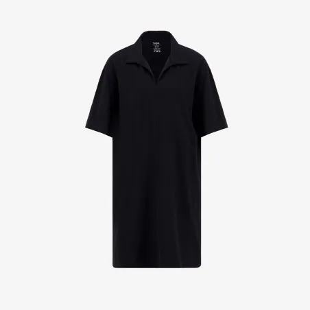 Robe femme manches courtes avec col chemisier - KONTAKT