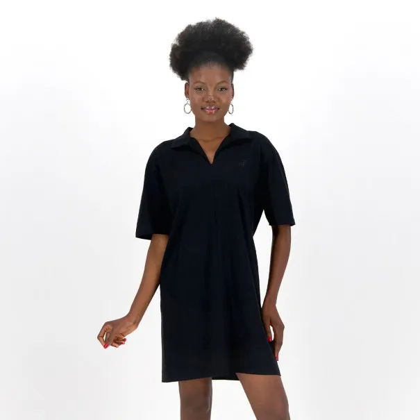 Robe femme manches courtes avec col chemisier - KONTAKT