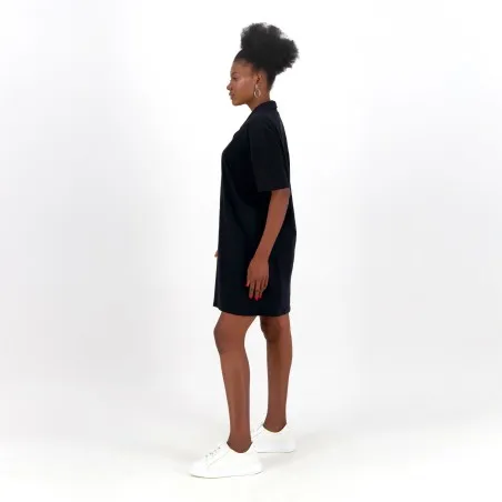 Robe femme manches courtes avec col chemisier - KONTAKT