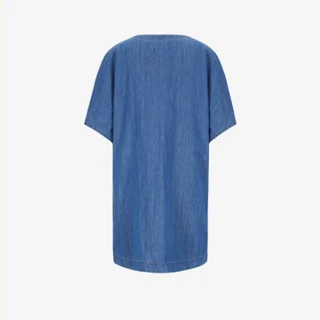 Robe femme manches kimono en jeans -THURAYA - KONTAKT