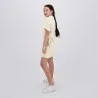 Robe fille avec ceinture à la taille et broderie - KONTAKT