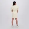 Robe fille avec ceinture à la taille et broderie - KONTAKT