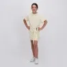 Robe fille avec ceinture à la taille et broderie - KONTAKT
