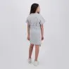 Robe fille avec ceinture à la taille MY FEELING - KONTAKT