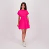Robe fille manches courtes avec cut out coté - KONTAKT