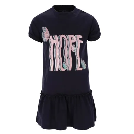 Robe fille manches courtes avec volant HOPE - KONTAKT