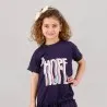 Robe fille manches courtes avec volant HOPE - KONTAKT