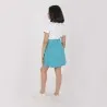 Robe fille manches courtes en molleton avec élastique MAJOLIQUE - KONTAKT
