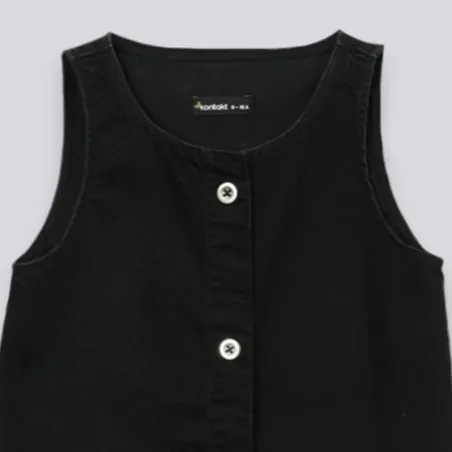 Robe fille sans manches en jeans - KONTAKT