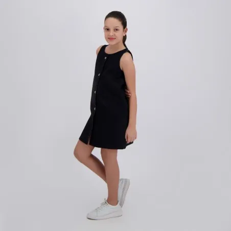 Robe fille sans manches en jeans - KONTAKT