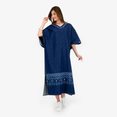 Robe jebba femme en jeans - JAMILA - KONTAKT