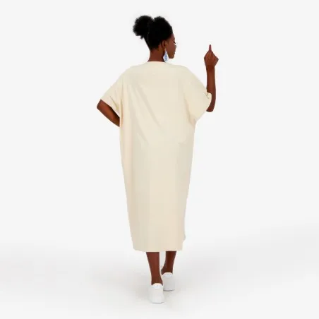 Robe jebba femme manches courtes avec fente - KONTAKT