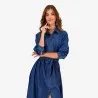 Robe longue femme avec volants et Broderie ROKIA - KONTAKT