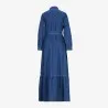 Robe longue femme avec volants et Broderie ROKIA - KONTAKT