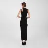 Robe maxi femme avec cut out en maille fine - KONTAKT