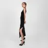 Robe maxi femme avec cut out en maille fine - KONTAKT