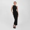 Robe maxi femme avec cut out en maille fine - KONTAKT