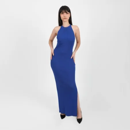 Robe maxi femme en maille fine - KONTAKT