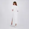 Robe maxi femme manches courtes avec fentes FTOUR EL SBE7 - KONTAKT