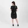 Robe mini en sequin femme manches courte - KONTAKT
