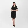 Robe mini en sequin femme manches courte - KONTAKT