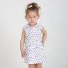 Robe polo bébé imprimé cœur avec col claudine - KONTAKT