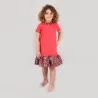Robe polo fille manches courtes avec volant - KONTAKT