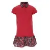 Robe polo fille manches courtes avec volant - KONTAKT