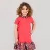 Robe polo fille manches courtes avec volant - KONTAKT