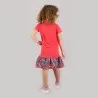 Robe polo fille manches courtes avec volant - KONTAKT