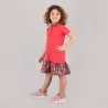 Robe polo fille manches courtes avec volant - KONTAKT