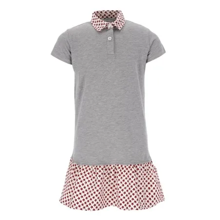 Robe polo fille manches courtes avec volant - KONTAKT