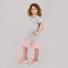 Robe polo fille manches courtes avec volant - KONTAKT