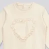 Robe sweat bébé fille CŒUR - KONTAKT