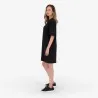 Robe sweat femme manches courtes avec poche plaquée - KONTAKT
