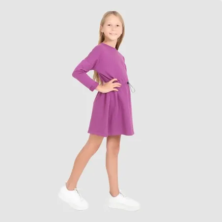 Robe sweat fille avec élastique à la taille - KONTAKT