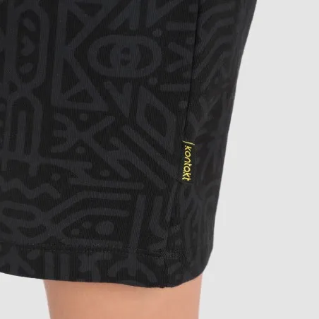 Robe sweat fille col cheminé IMPRIMÉ BERBERE - KONTAKT