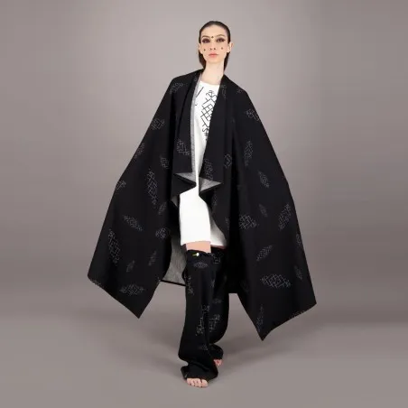 Safseri unisexe en jeans IMPRIME BERBERE HEAVY PRINT AND LASER - TUNIS FASHION WEEK 2024 - KONTAKT