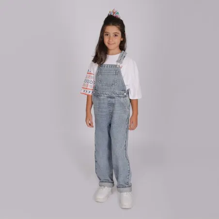 Salopette fille en jeans - KONTAKT