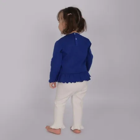 Set côtelé bébé avec volant COCCINELLE - KONTAKT