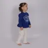 Set côtelé bébé avec volant COCCINELLE - KONTAKT