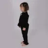 Set côtelé bébé avec volant et cut out cœur - KONTAKT