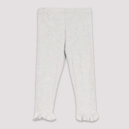 Set côtelé bébé avec volant et cut out cœur - KONTAKT