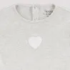 Set côtelé bébé avec volant et cut out cœur - KONTAKT