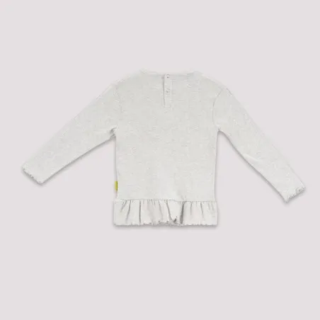 Set côtelé bébé avec volant et cut out cœur - KONTAKT