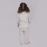 Set côtelé bébé avec volant et cut out cœur - KONTAKT